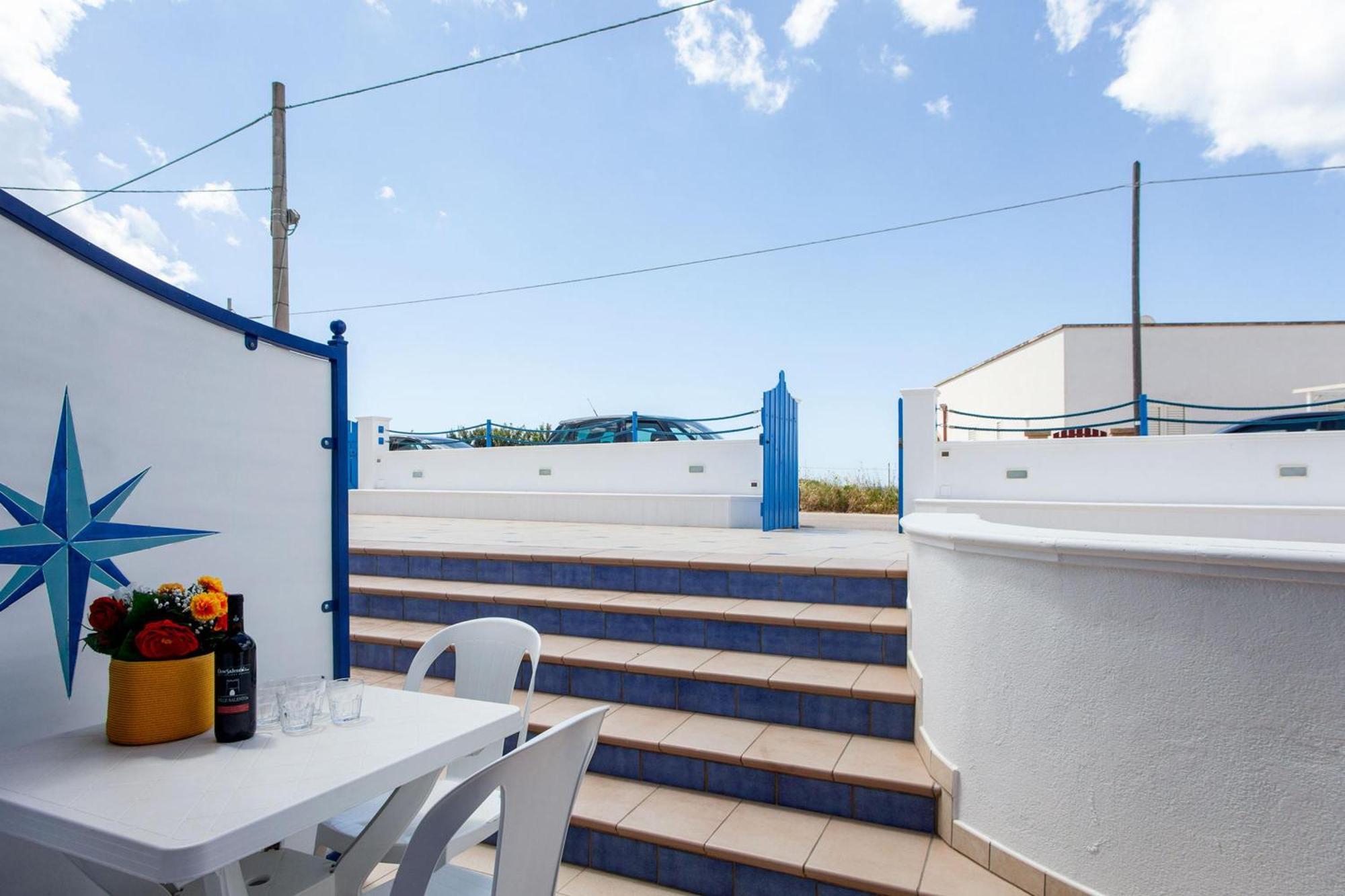 Casa vista mare climatizzata vicino spiaggia m603 Salve Esterno foto